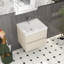 Meuble-lavabo simple 23,5 po avec plateau en acrylique Halethorpe-1860348719