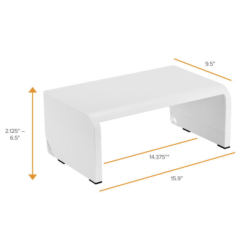 Konnect Monitor Stand Riser, White