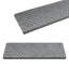 Ensemble de 12 tapis en polypropylène à motif de treillis Bullnose-1722505735