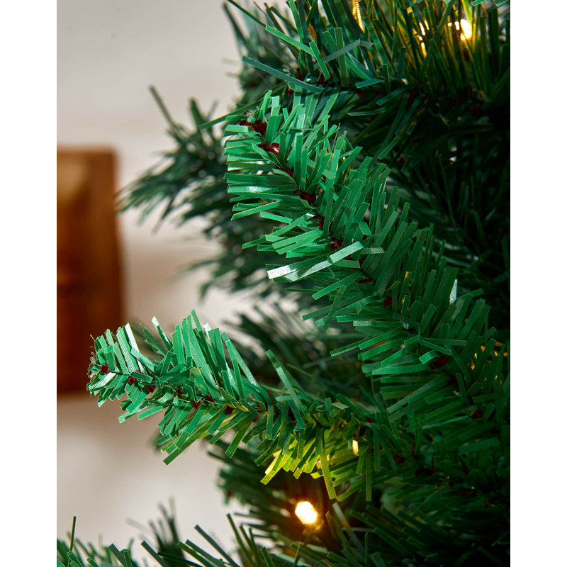 7' H Lighted Artificial Christmas Tree