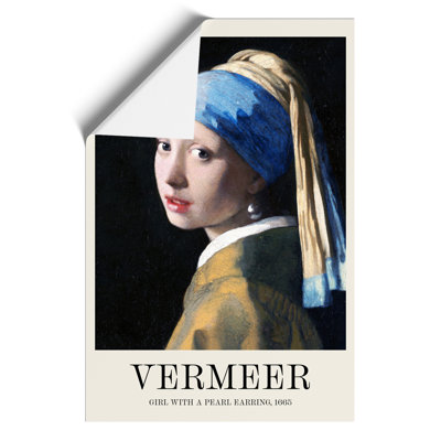Girl With A Pearl Earring by Johannes Vermeer - No Frame Painting