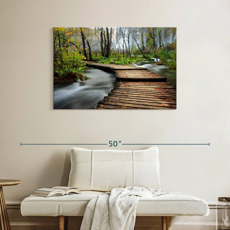 Alvord Forest River Wood Trail, H 26 po x l 39 po