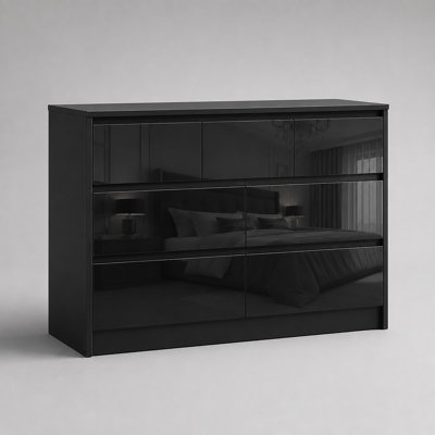 106 cm W Chest of 7 Drawers