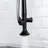 Matte Black Pull Down Faucet - Heavy Duty Commercial Single Handle Pre-Rinse Fitting Kitchen Style Plug