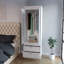 Armoire moderne à 2 tiroirs