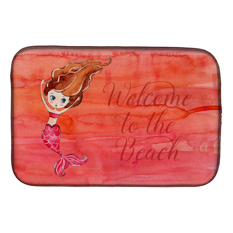 Tapis de séchage sirène welcome
