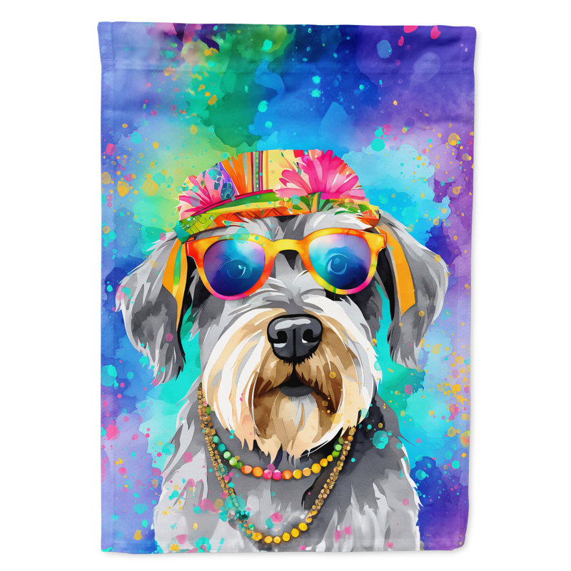 Drapeau de la maison Hippie Dawg, Schnauzer mauve