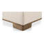 JUNE OTTOMAN PERFORMANCE FABRIC OATMEAL