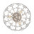 Ciara 3-Light Flush Mount in Peruvian Silver with Hammered Water Glass