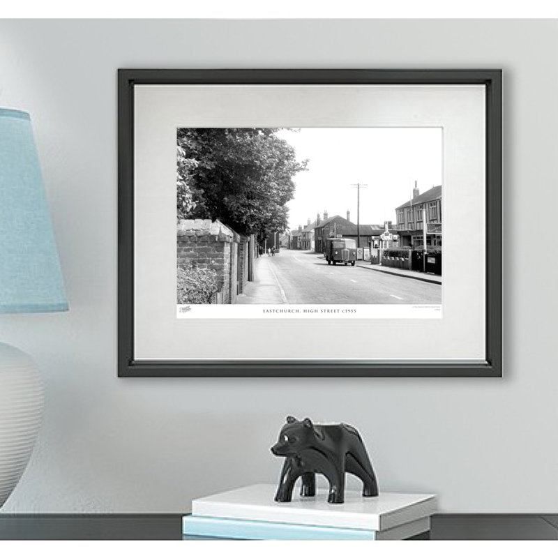 Eastchurch, High Street C1955 - Single Picture Frame Print, 60cm H x 80cm W x 2.3cm D