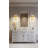 Izabela Steel Flush Mounted Sconce-1720287889