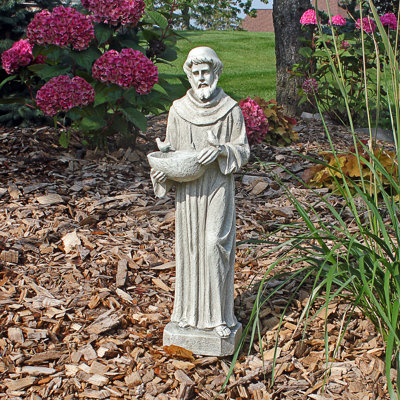 Statue Saint François le nourrisseur de la nature