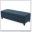 Banc rembourré avec repose-pieds avec beaucoup d'espace et un coussin bouclé confortable, pouvant supporter 300 lb pour une utilisation polyvalente-856861417-856861418