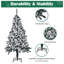 Arbre de Noël artificiel pliable pour décoration de fête-1013963950-1013963937