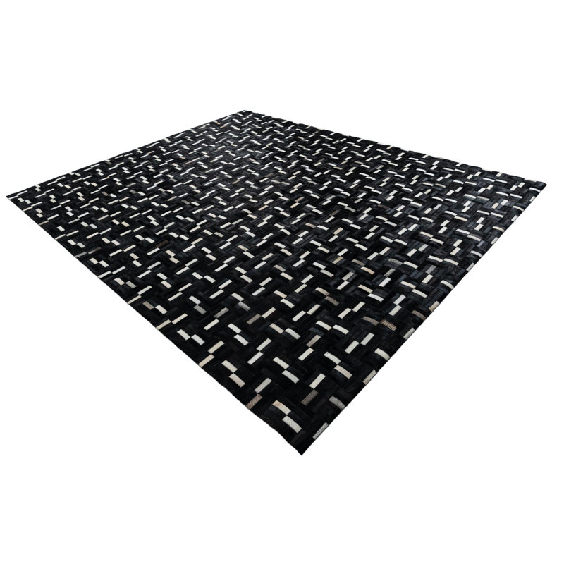 Tapis noir Juliana
