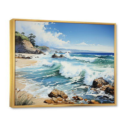 Vietnam Beach Coastal Serenity, reproduction d'art sur toile