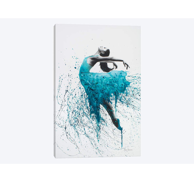 «Kingfisseur Woman», art textuel sur toile, H 18 po x l 12 po x P 1,5 po, Toile tendue, Pas de tapis