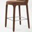 Tabouret de comptoir moderne 26,5 "entièrement rembourré en tissu (ensemble de 4)-131976271