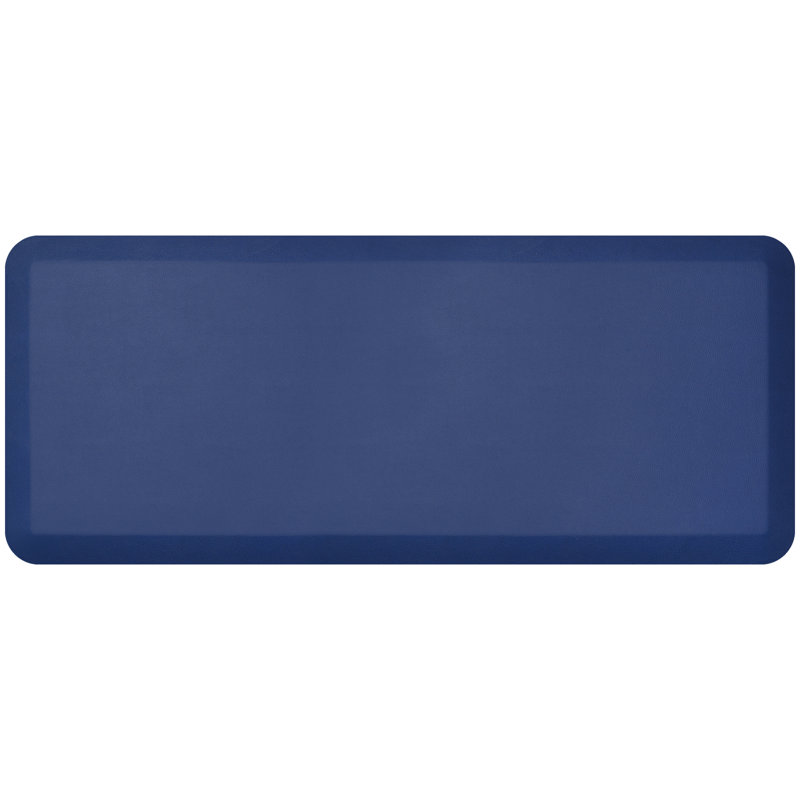 Tapis anti-fatigue sur pied Abdulraheem, Bleu marine, 1 pi 8 po x 4 pi