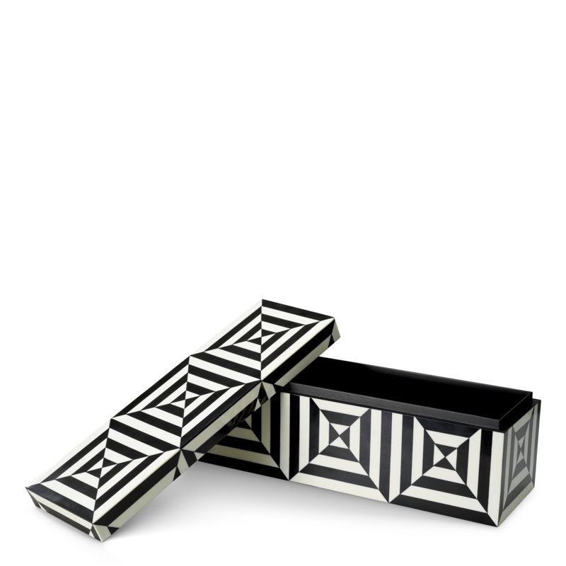 Box Hawtrone Black White