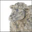 Figurine 18,1 x 9,6 x 13,8 po en forme de mouton au fini vieilli pour la console