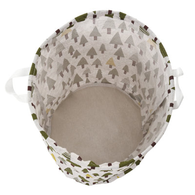 Ampezo Linen Laundry Basket