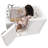 Ella Capri 30"x52" Acrylic Air and Hydro Massage Walk-In Bathtub with Left Outward Swing Door, 5 Piece Fast Fill Faucet, 2" Dual Drain-23575115