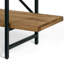 Bibliothèque étagère en métal H 56 "x l 63" Wilhelmine