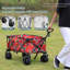 Chariot de jardin utilitaire pliable couleur pliable