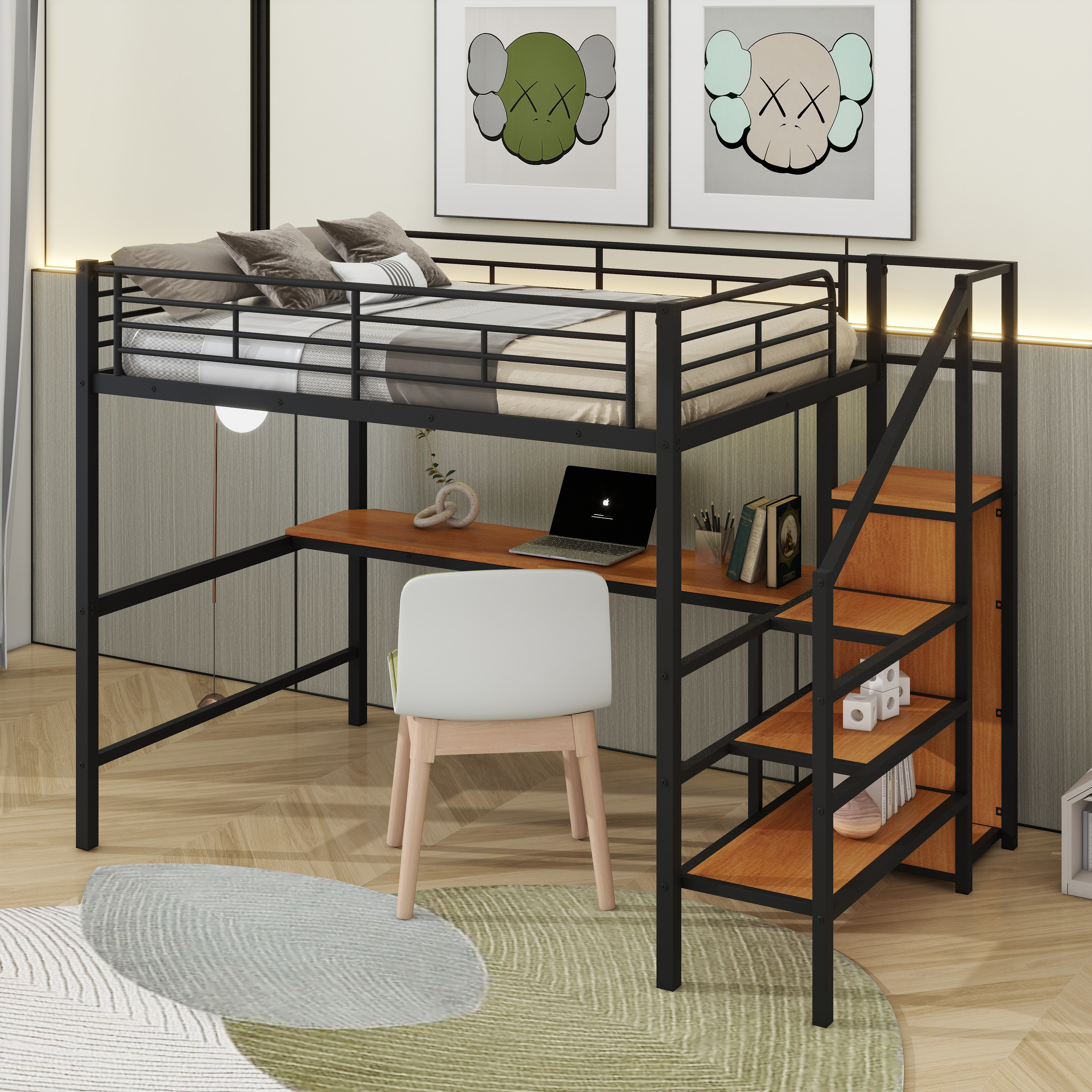Kids Beds Full Size Loft Bed Wayfair Isabelle Max™ Mangano Kids
