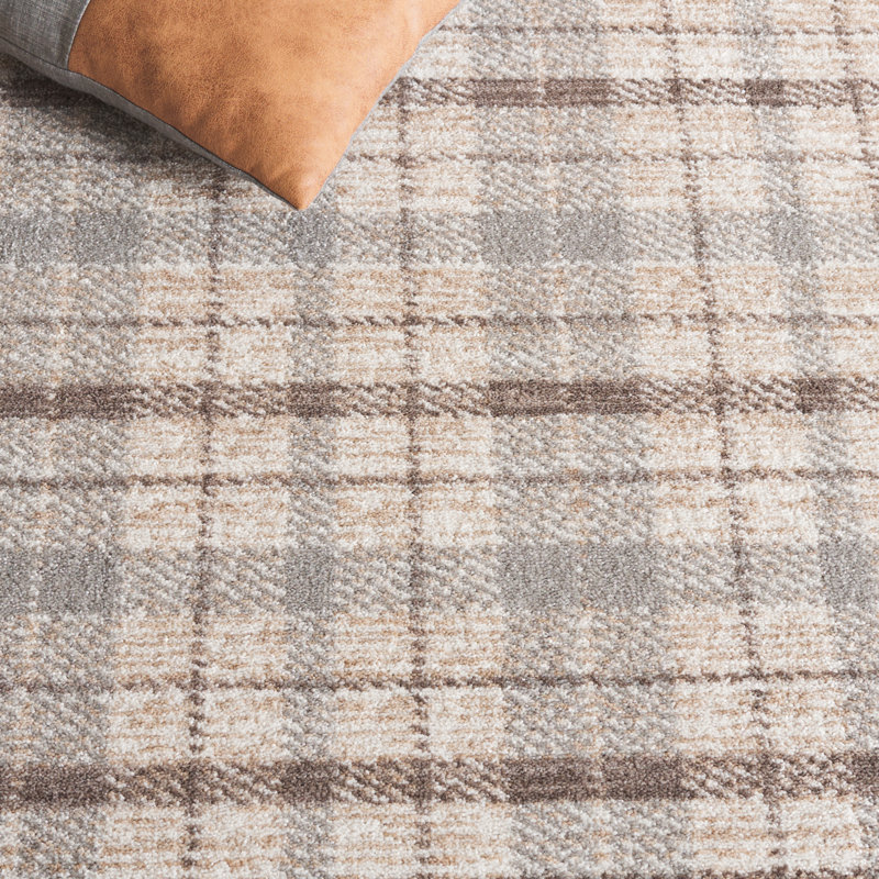 Oxford Plaids 300 Performance Plaid Rug, Runner 2' x 6'