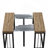Modern Extendable Dining Table 23.62"-118", Seats 2-10, Space-Saving Wood Table for Kitchen Dining Room, Ancient Wood Finish-1052902762