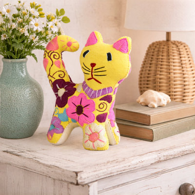 Happy Habitat Decorative Stuffed Cat