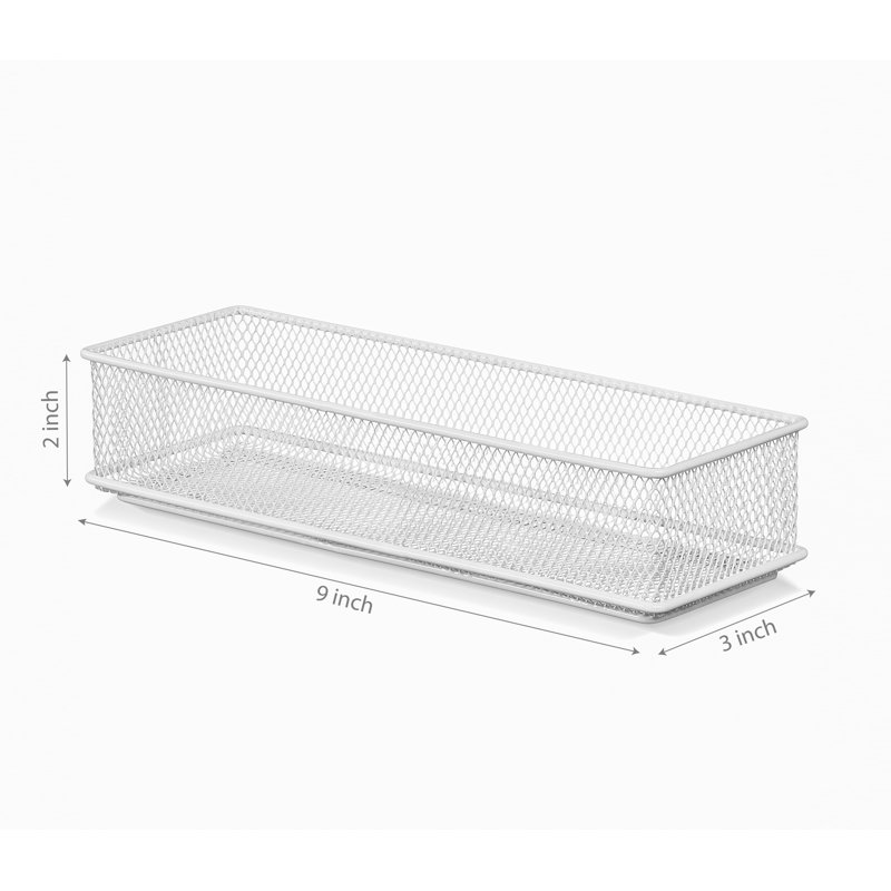 Rebrilliant Decorative Basket, 2" H x 9" W x 3" D