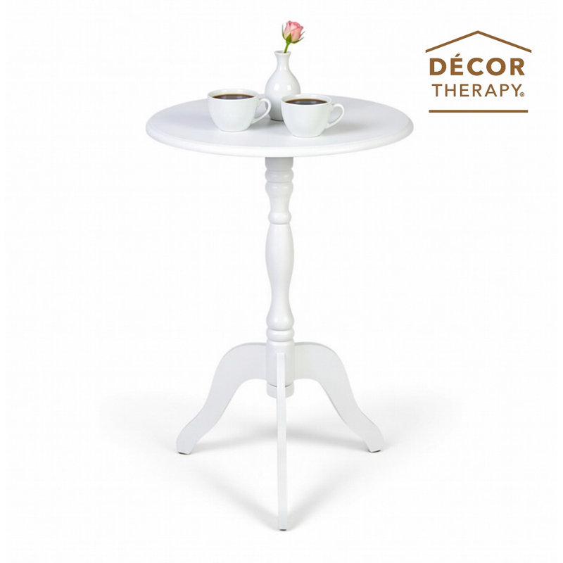  Table d'appoint Warwick, Blanc