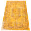 Tapis orange en laine noué à la main de conception unique 2000 pi 4 pi 8 po x 7 pi 9 po Ojambert