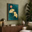 Ginkgo Moon Botanical - Wrapped Canvas-733771200-733771203