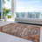 Machine Washable Indoor/Outdoor Xhevrie Fudge Rug-634949197