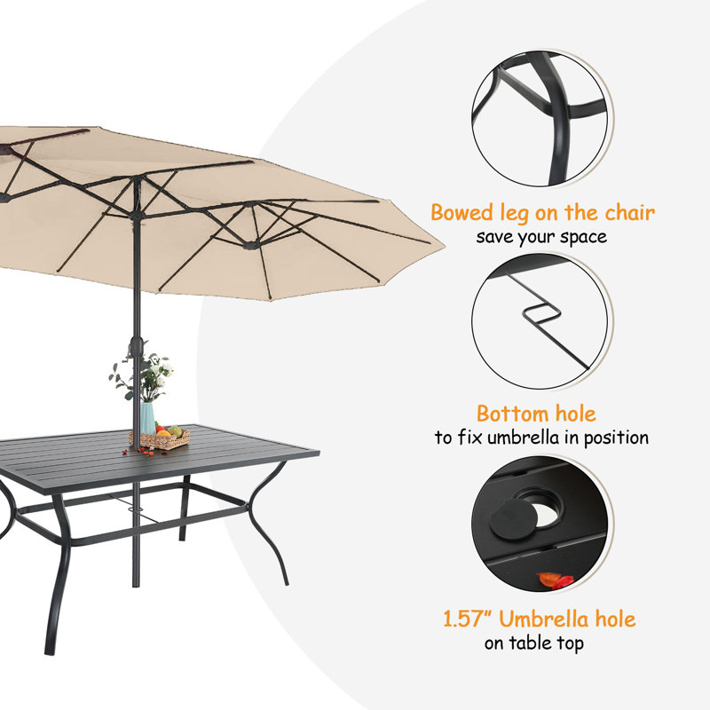 6 - Person Patio Dining Set with