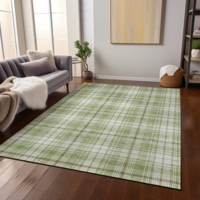 Tapis vert lavable intérieur / extérieur Aurora 