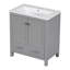 Meuble-lavabo simple avec plateau Giorno 30-812655136