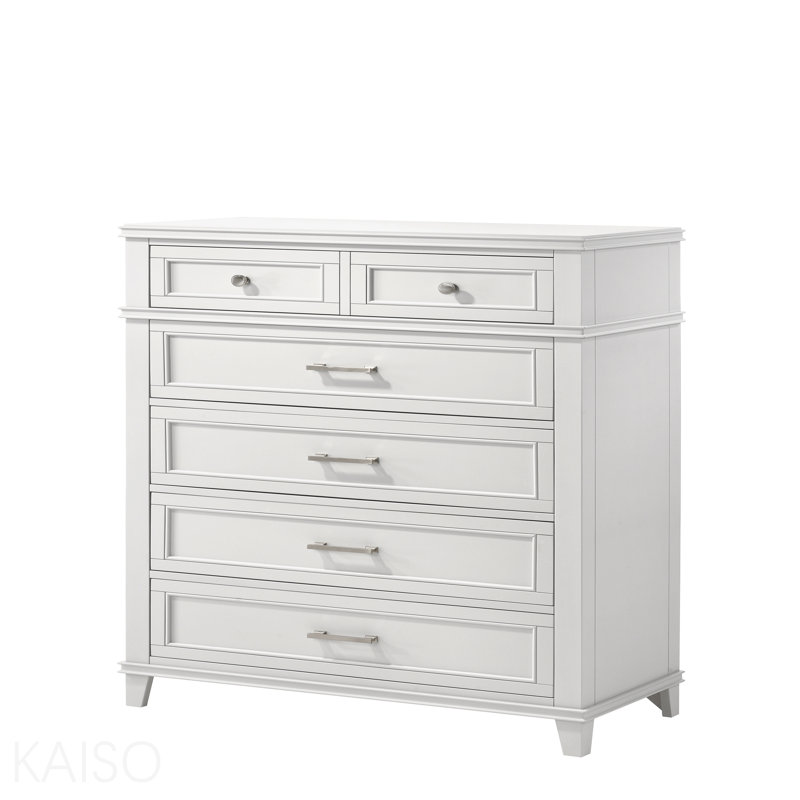Commode blanche 5 tiroirs, Blanc