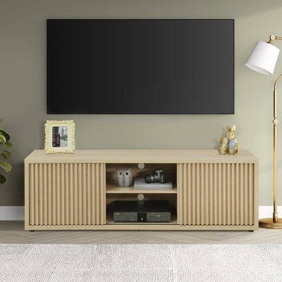 Irwin 67.7" W Mid Century Modern TV Stand with Storage and Shelves to fit up to 75" TVs by Latitude Run