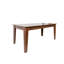 Grande table de salle à manger extensible 106,5 po - Finition grain de bois en mélamine-2087609965
