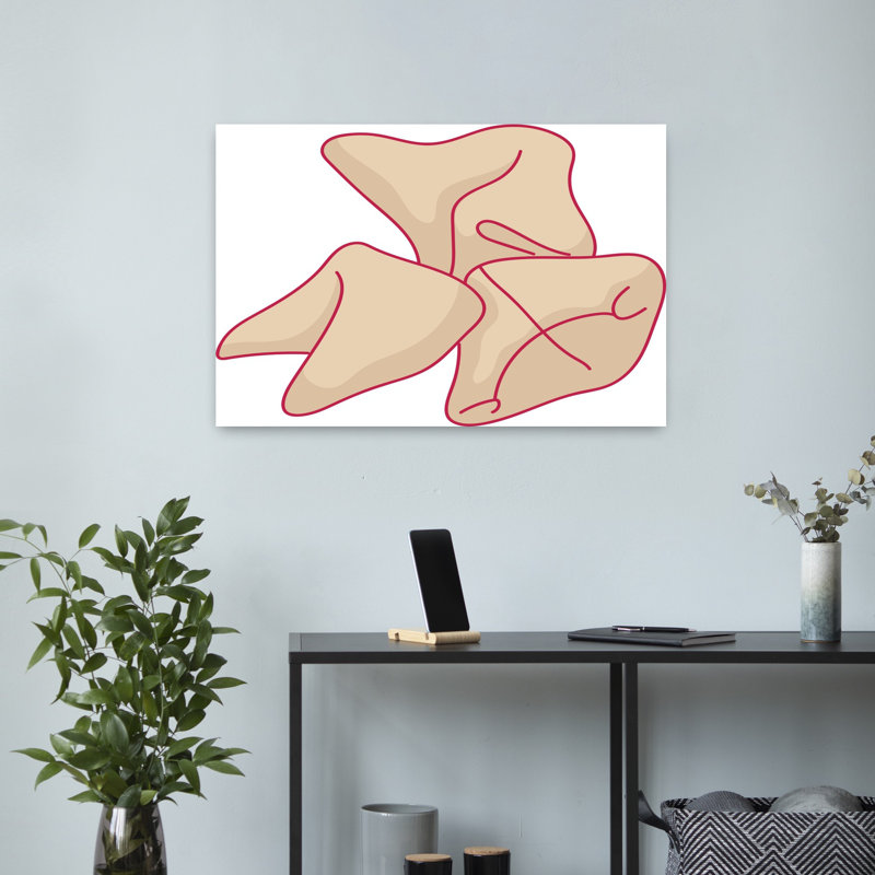 Art mural traditionnel pile de biscuits, H 24 po x l 16 po