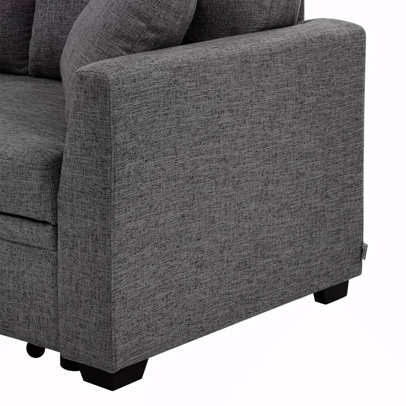 Modular Sleeper Sectional Sofa With Storage