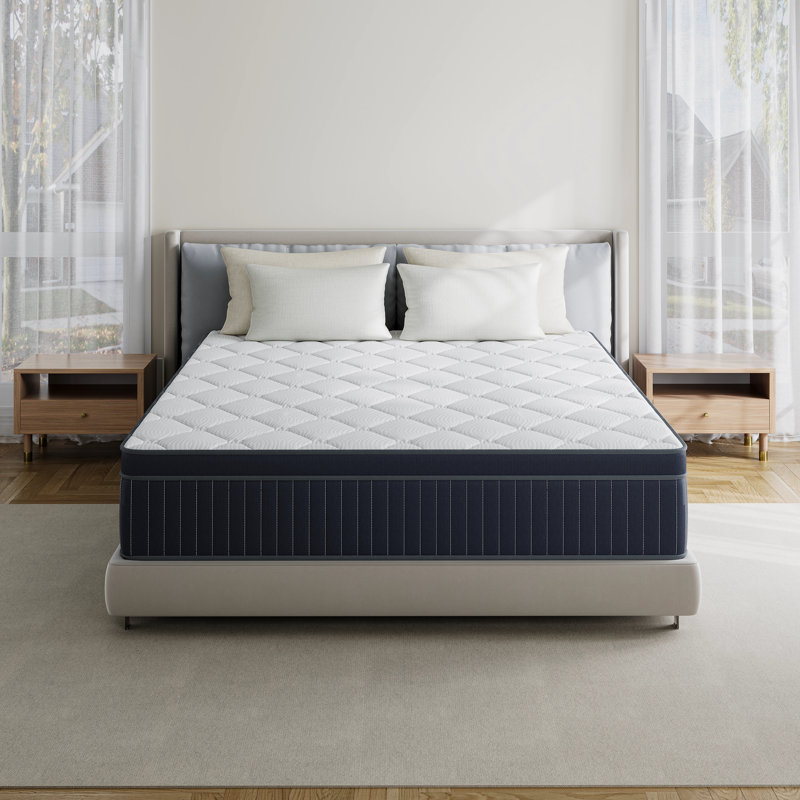 10" Medium Cooling Gel Memory Foam Hybrid Mattresses in a Box with Certipur-US and Oeko TEX Certified, Full