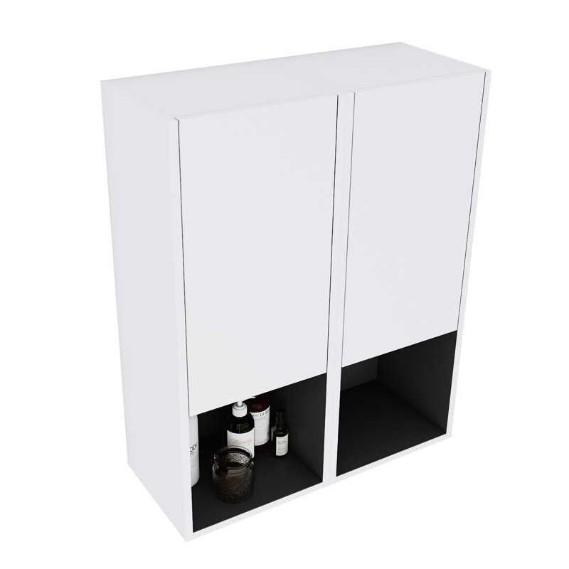 Okamoto 12" Wall-Mounted Bathroom Side Cabinet