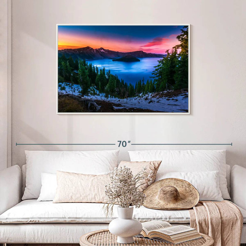 Parc national de Crater Lake, Oregon, Cadre flottant blanc, 43 po x 29 po