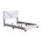 Boyd Sleep Cornerstone Upholstered Faux Leather Platform Bed, Adjustable Height Headboard, Box Spring Required-82004448-82004447